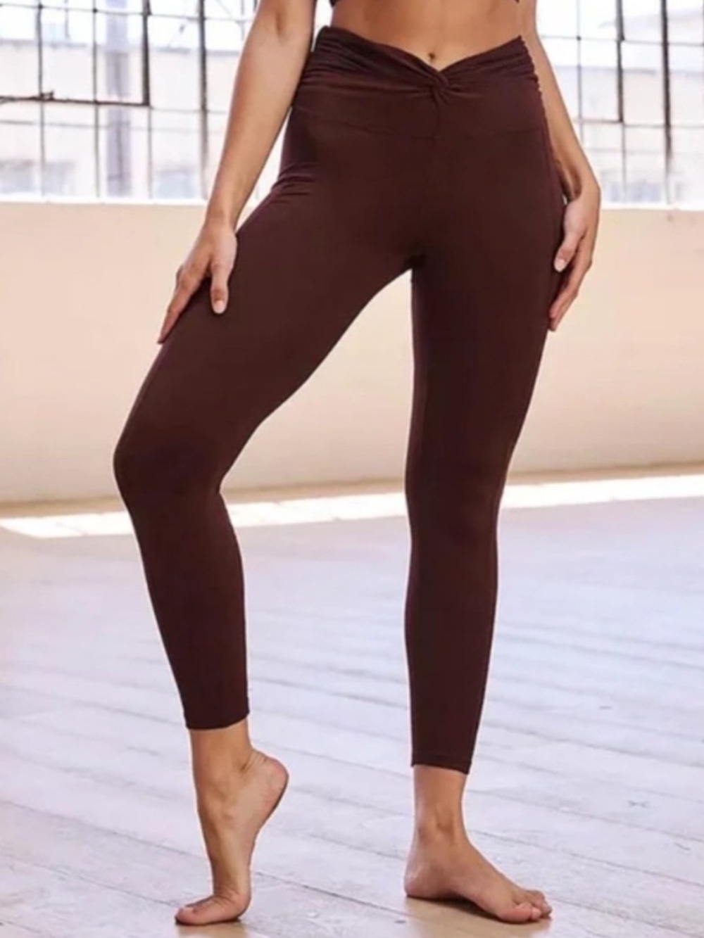 FP Movement Plum / Burgundy Breathe Deeper Leggings